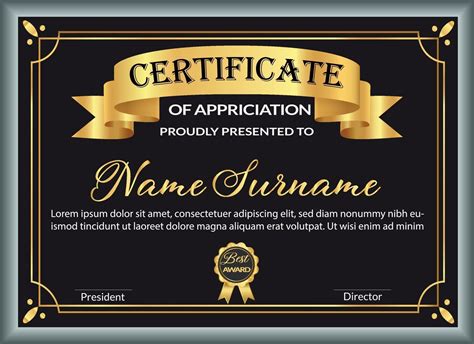 bordes  word buscar  google certificate design template