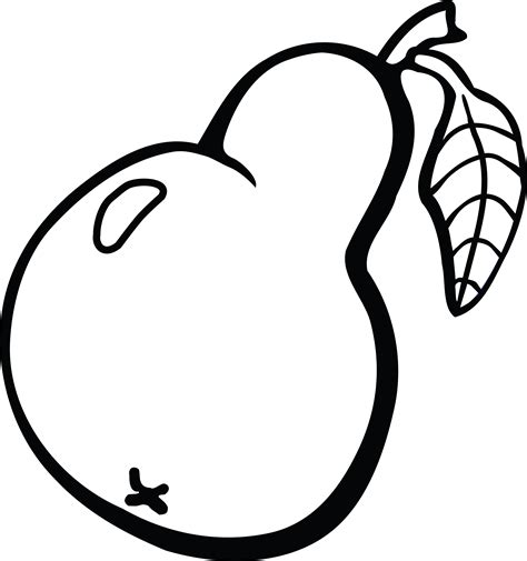 pear coloring pages  coloring pages  kids
