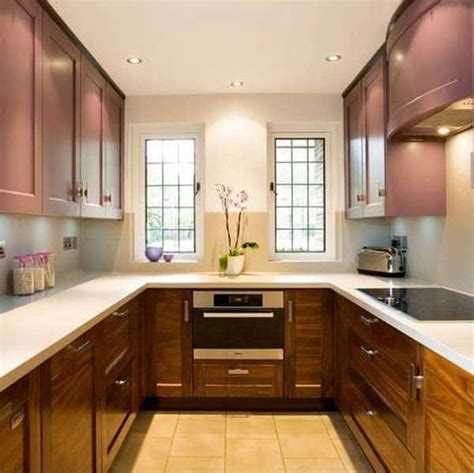 beautiful showcases   shaped kitchen designs  small homes homesthetics inspiring