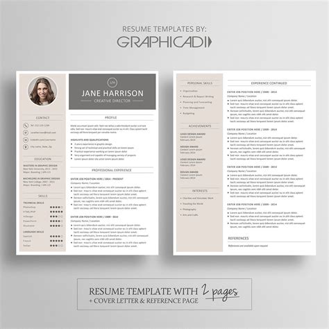 pages resume templates printable templates