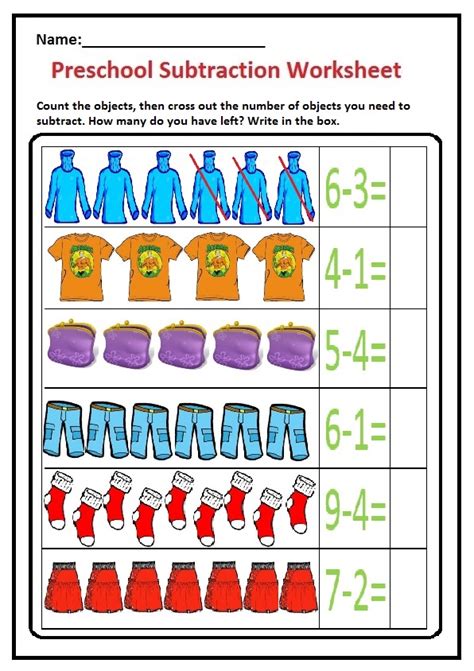 subtraction math subtraction worksheets math subtraction kids math