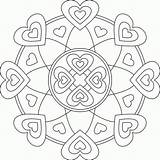 Mandala Mandalas Herzen Entspannen Muttertag Ausmalbilder Entspannung Hearts Relaxation Mewarnai Vorlage Datei Pinnwand Auswählen sketch template