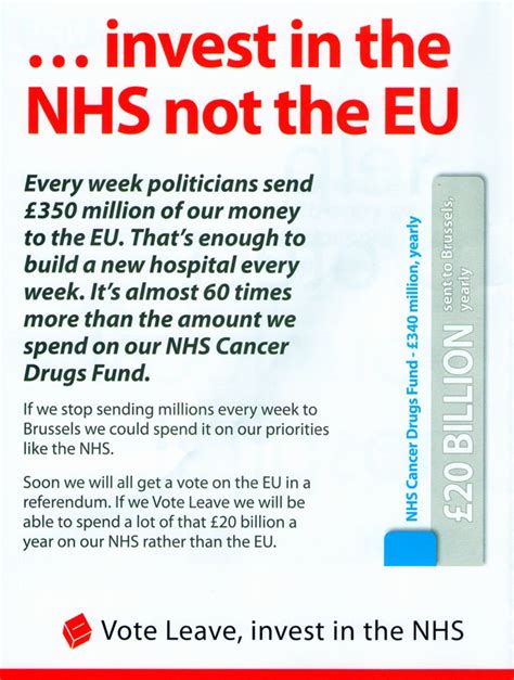 leading members  brexit campaign call  privatisation   nhs