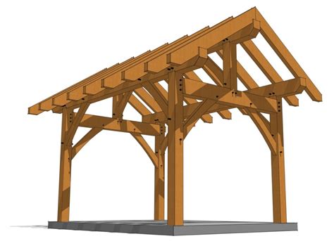 timber frame pergola plans timber frame hq