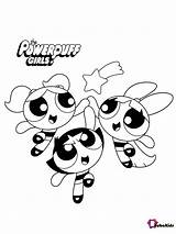 Powerpuff Coloring Girls Pages Bubakids Cartoon Printable Choose Board sketch template