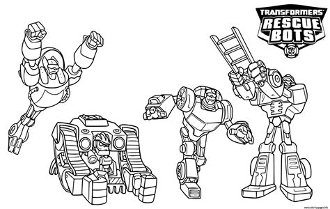 rescue bots chase coloring pages printable coloring pages