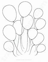 Coloring Balloon Pages Printable Balloons Birthday Getdrawings Print Color Bunch Getcolorings Colorings sketch template