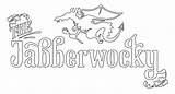 Jabberwocky Coloring Pages Template sketch template