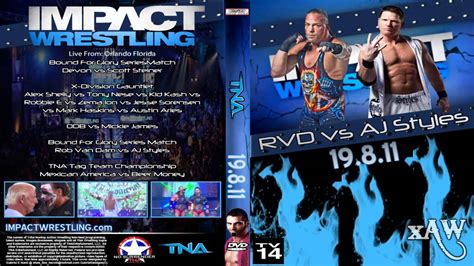 tna impact wrestling  custom dvd cover    hd