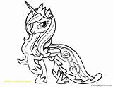 Pony Coloring Pages Little Alicorn Princess Twilight Sparkle Cadence Color Print Equestria Luna Drawing Girl Printable Clipart Getcolorings Getdrawings Flurry sketch template