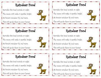 save  paper    reindeer food labels  staple  snack