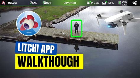 mavic mini litchi app walkthrough youtube