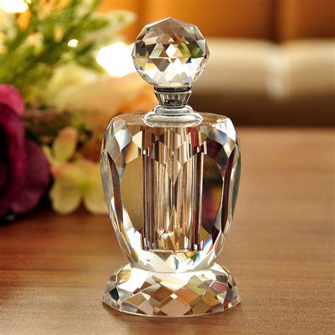 free shipping vintage crystal perfume bottle elegant 10ml lady t
