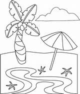 Coloring Beach Pages Printable Plage Coloriage Dessin Colorier Beautiful Imprimer Kids Coloring4free Maternelle Fun Sheet Sheets Toddler Preschoolers Easy Drawing sketch template