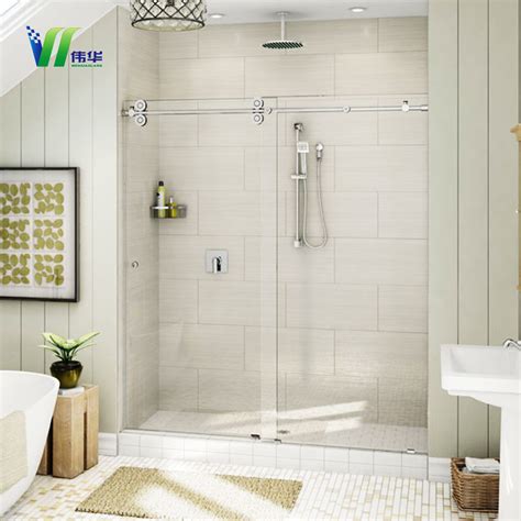 China Frosted Toughened Shower Room And Bathroom Partition