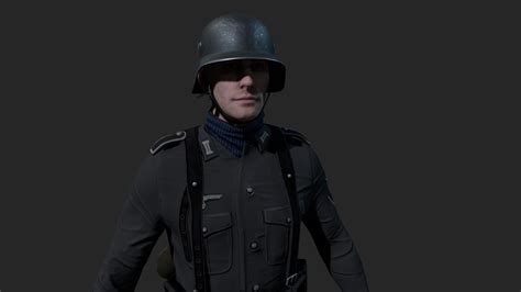 Wehrmacht Soldier 3d Model By Kir The Great [8dbdde0] Sketchfab
