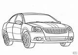 Mitsubishi Eclipse Drawing Getdrawings sketch template