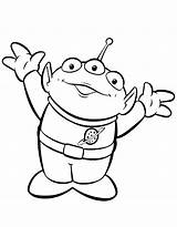 Alien Kids Coloring Pages Library Clipart Toy Story sketch template