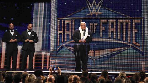 wwe inducts wrestling superstars  hall  fame abc san francisco