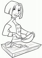 Ratatouille Coloring Pages Disney sketch template