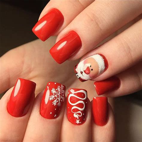 christmas santa nail art designs ideas  xmas nails modern fashion blog