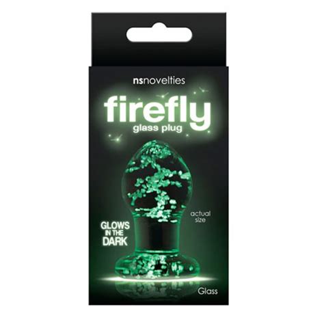 firefly glass plug small clear on literotica