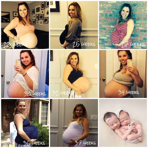 what it is like to be pregnant with twins belly photos and a detailed article on what it is