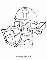 Coloring Pages Printable Kids School Christian God Armor Armour Sunday Children Bible Under Preschoolers Print Armadura Dios Old Color True sketch template