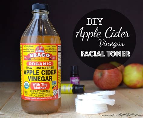 diy apple cider vinegar facial toner coconuts and kettlebells
