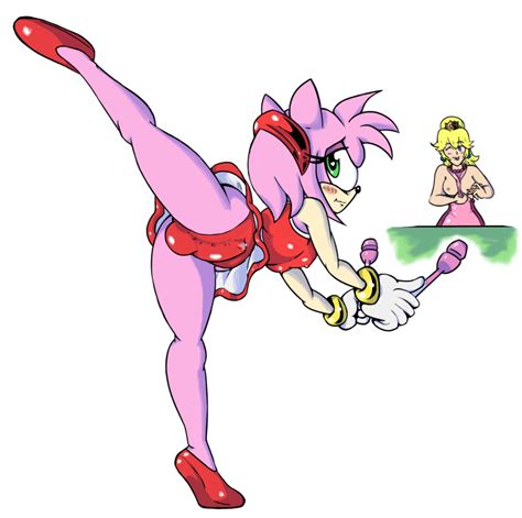 rule 34 a naughty one amy rose ass breasts bulge