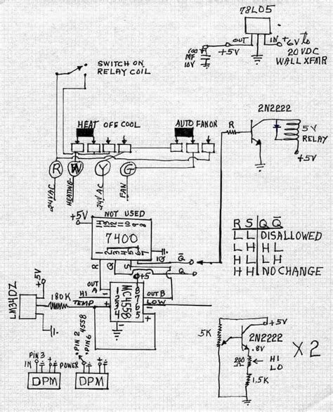 thermostat schematic explanation   precision thermostat project