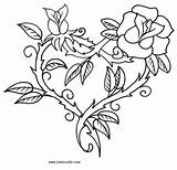 Coloring Pages Vine Vines Printable Getcolorings Hearts Color sketch template