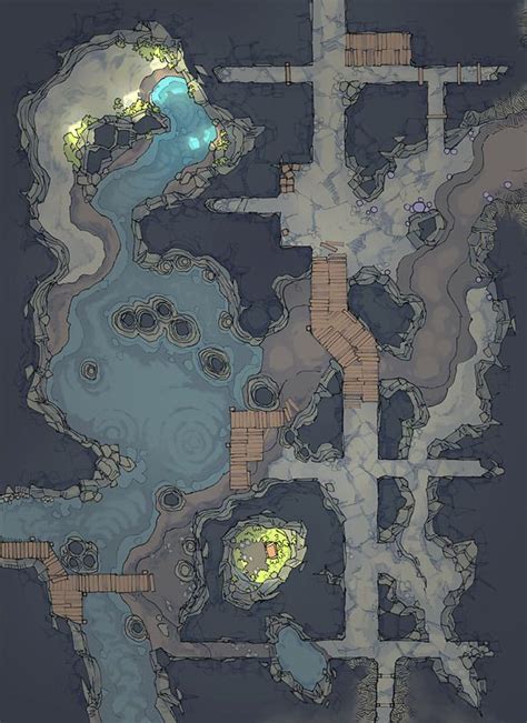abandoned tunnels battle map fantasy map making dungeon maps