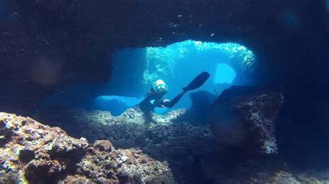 Diving In Portinatx Ibiza Blue Holes Youtube