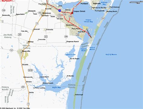 Corpus Christi Map Travelsfinders Com