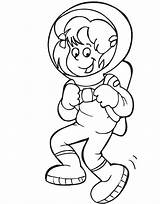Colorear Astronauta sketch template
