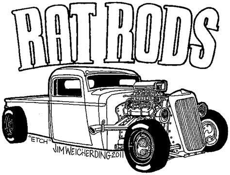 hot rod coloring page kids ideas pinterest adult coloring