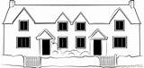 Cottage Coloring Double Pages Coloringpages101 Online sketch template