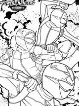 Rangers Morphers Beast Power Coloring Battleforce Grid Pages Fun Kids sketch template
