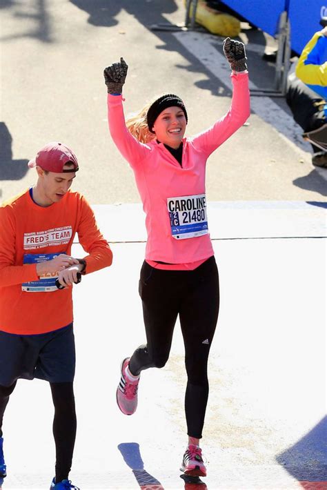 Caroline Wozniacki Tcs New York City Marathon Gotceleb