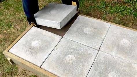 quick easy concrete foundation pad build