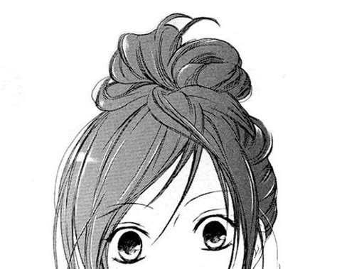 Messy Bun With Images Manga Hair Anime Manga Girl