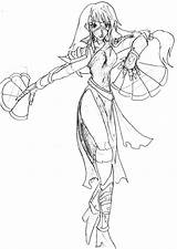 Mortal Kombat Kitana Manga Sketch Ojo Deviantart Princess Anime Fan sketch template