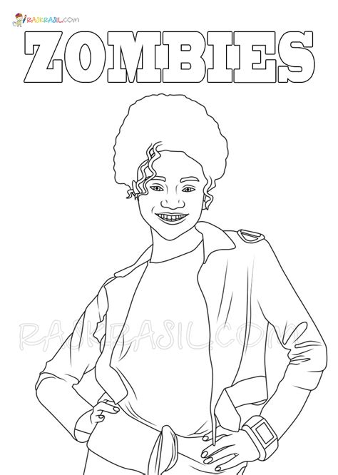 disney zombies coloring pages kinosvalka
