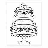 Tiered Cakes Zazzle Hochzeitstorte Ausmalbild Malvorlage Ausdrucken sketch template