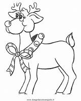 Reindeer Colorare Renna Rentier Rudolph Natale Disegni Renos Noel Ausmalen Weihnachten Pilgrim Malvorlage Renne Reindeers sketch template