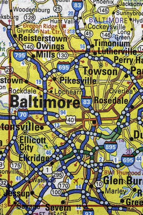 Zip Code Map Of Baltimore City