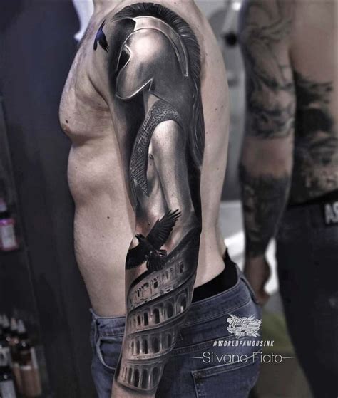 Gladiator Sleeve Tattoo Best Tattoo Ideas Gallery