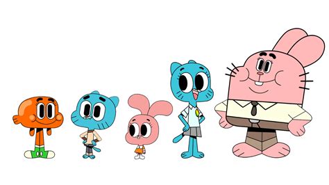 Cartoon Characters Gumball