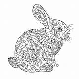 Easter Kleurplaat Konijn Volwassenen Malvorlagen Hase Osterhase Ostern Tiere Pasen Erwachsene Mandalas Adultos Malen Conejo Malvorlage sketch template